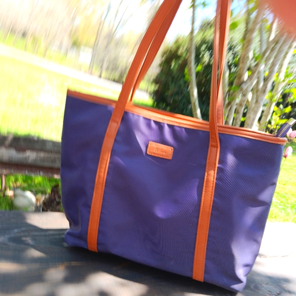 Stylish Navy Blue Tote Bag
